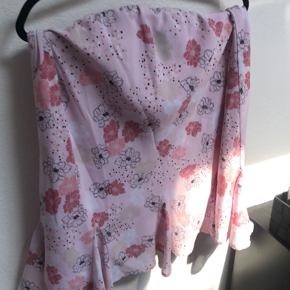 Laura Scott Pink Floral Skirt